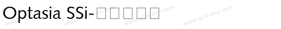 Optasia SSi字体转换